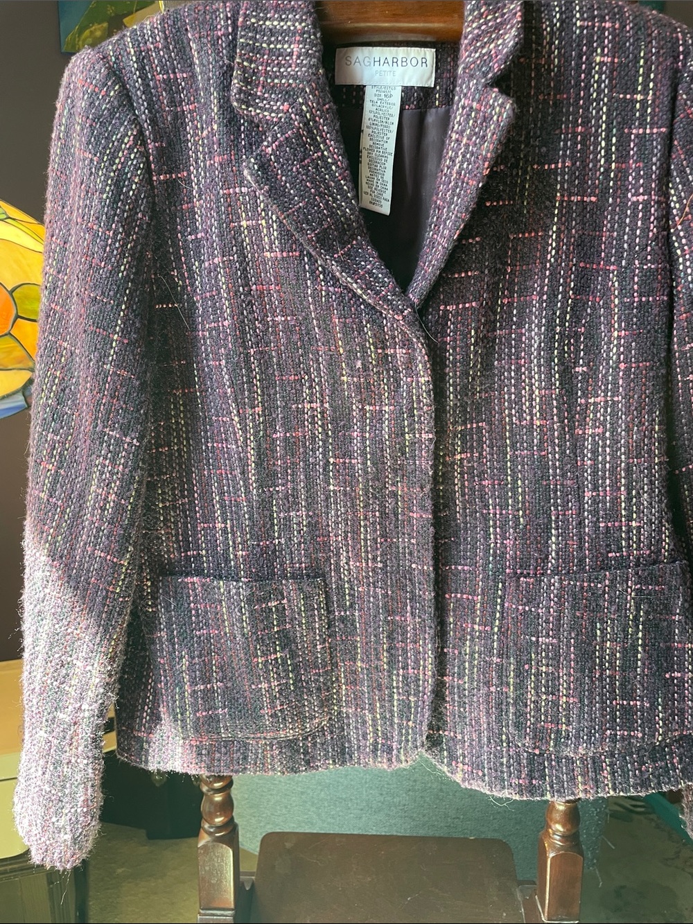 VTG SAG HARBOR TWEED BLAZER